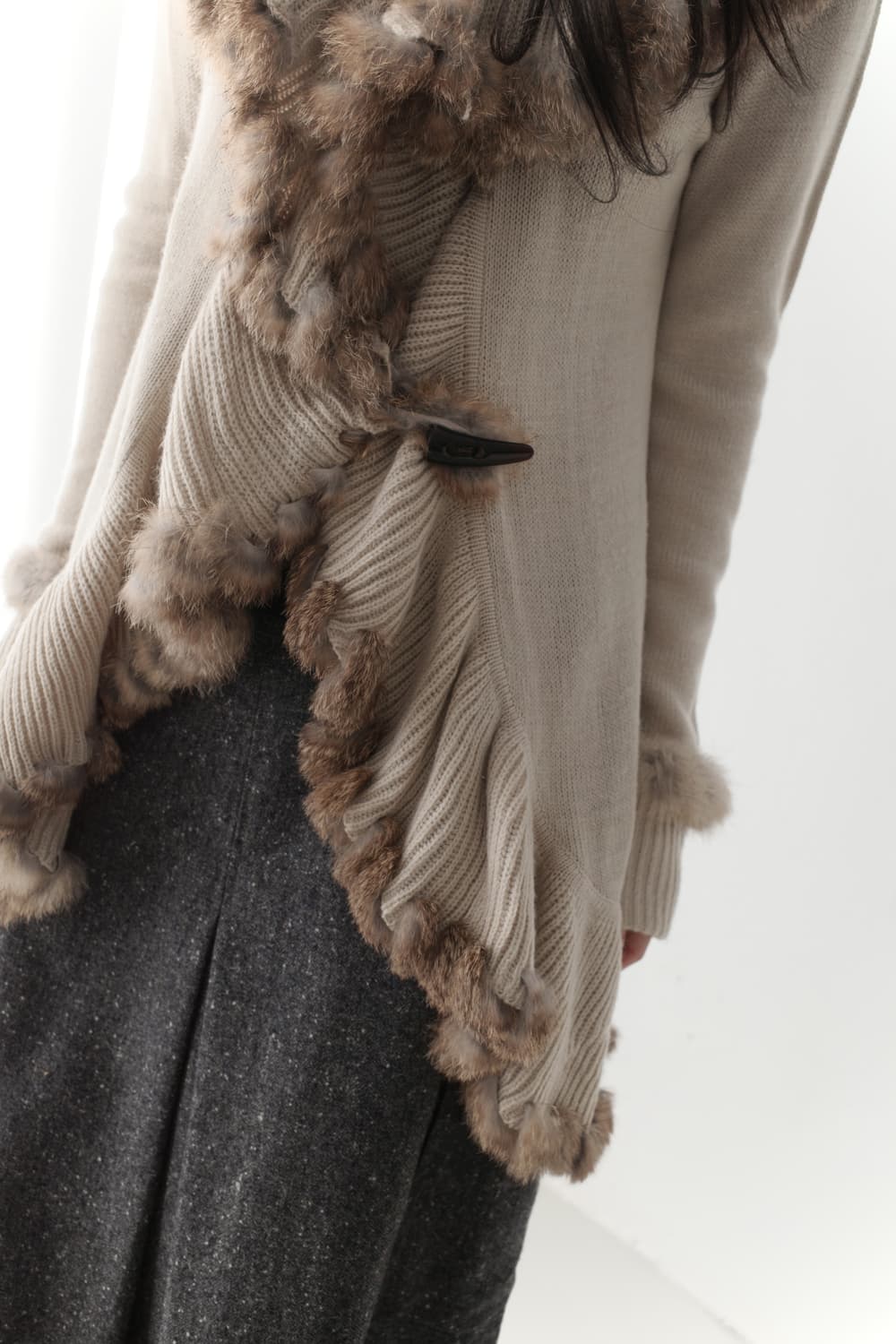 fur long cardigun 상품이미지7