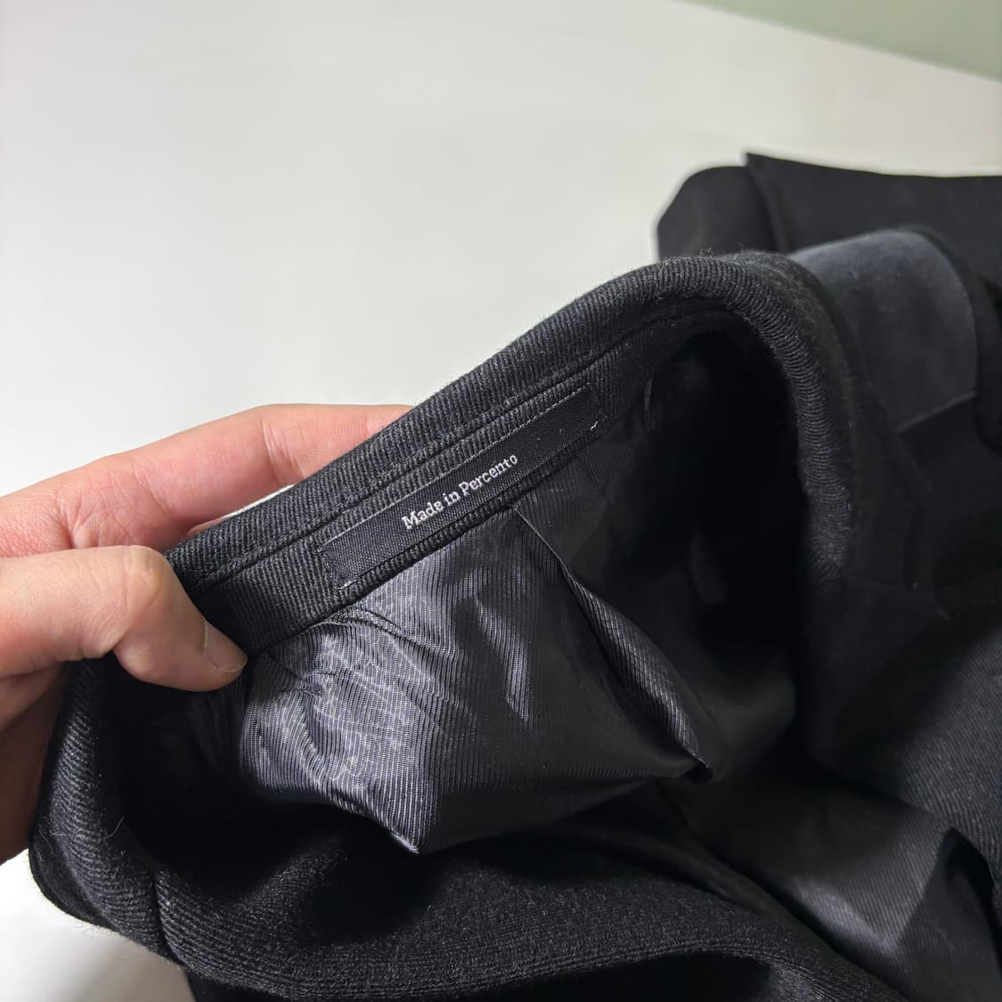 90 S 퍼센트 블랙 포켓스웨이드 포인트 2버튼 싱글 블레이져 상품이미지4