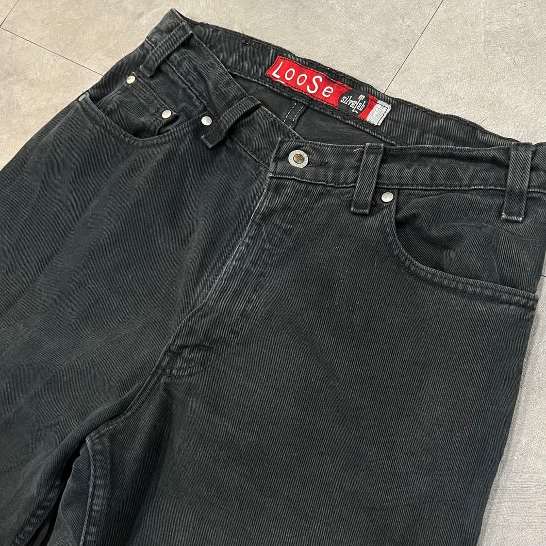 90s Levis 실버탭 블랙진 (31“) 상품이미지4