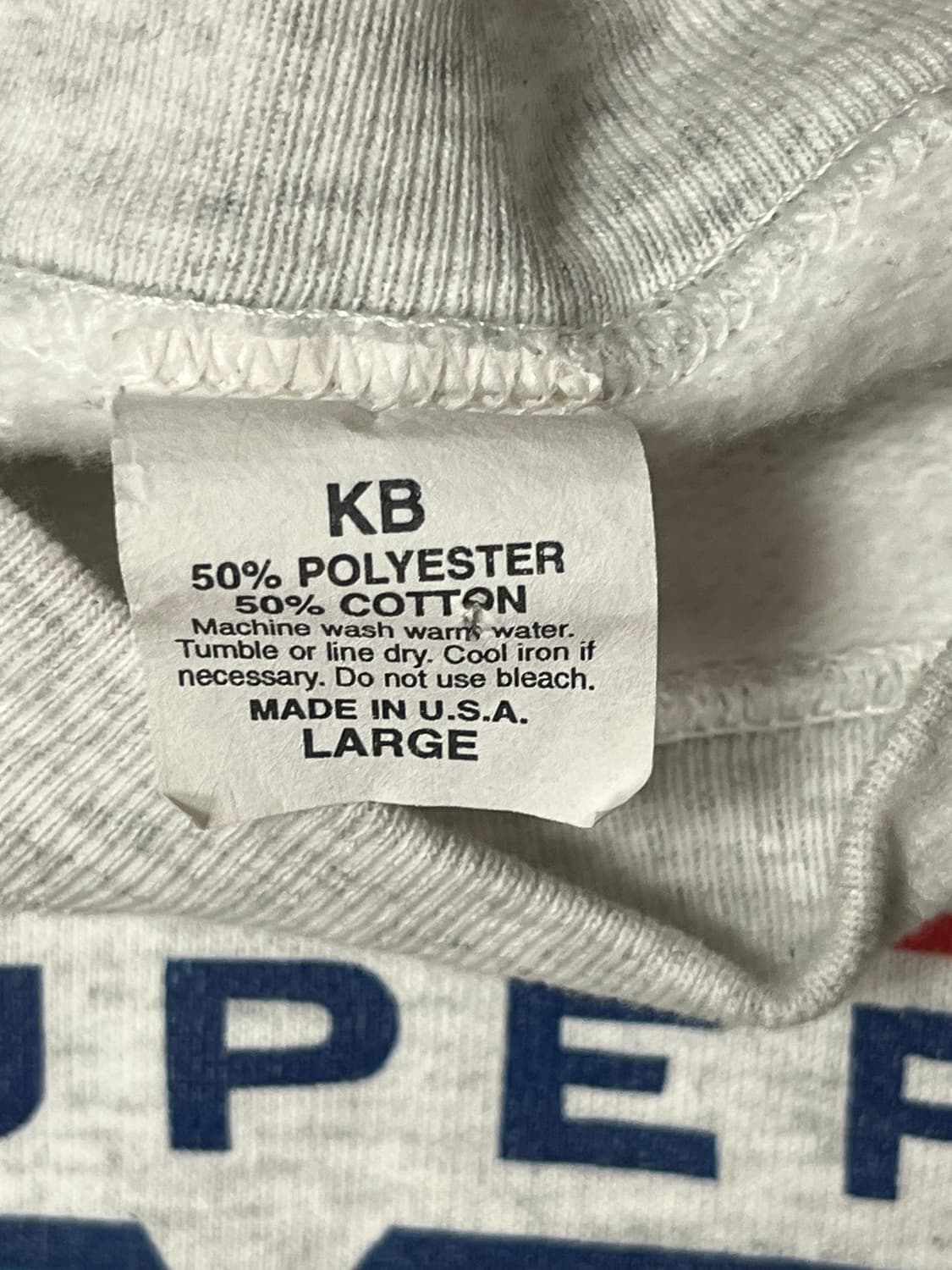 1996 NFL 슈퍼볼 오리지널 made in USA 스웻 맨투맨 상품이미지4