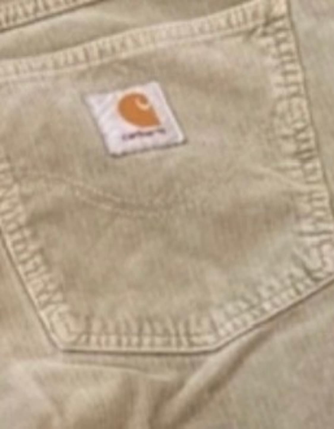 칼하트 코듀로이 브라운베이지 팬츠 바지 상품이미지7