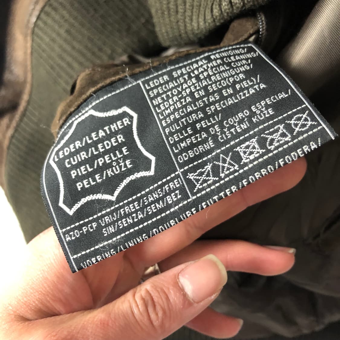 Donar 쉐어링 카라 레더자켓 *퍼탈부착가능 상품이미지7