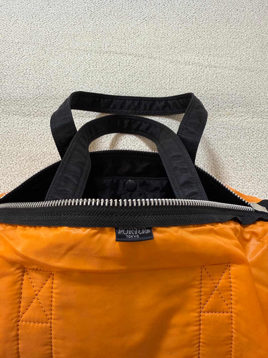 (초미품)PORTER 포터 탱커 더플백 L 블랙 보스턴백 상품이미지10