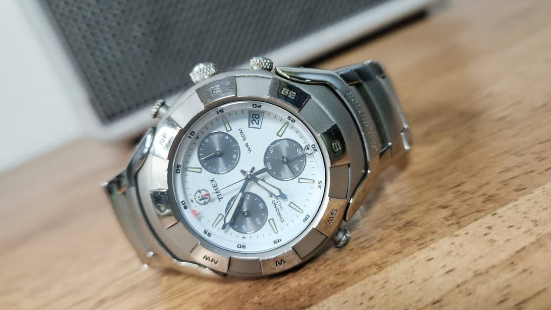 # Timex 타이맥스 익스페디션 인디글로 크로노그래프 시계 급처 상품이미지5