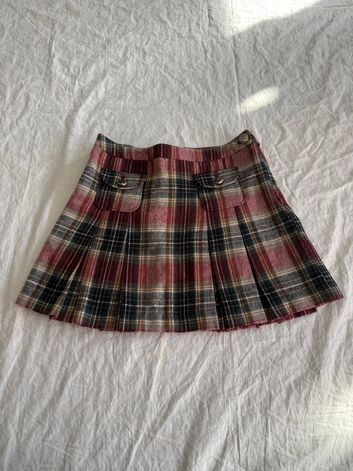 리즈리사 체크 로걀 미니스커트 상품이미지1