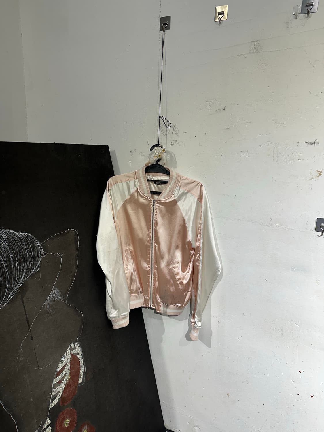 Jpn 일본빈티지 재패니즈 오리엔탈 핑크 스카잔 자켓 상품이미지7