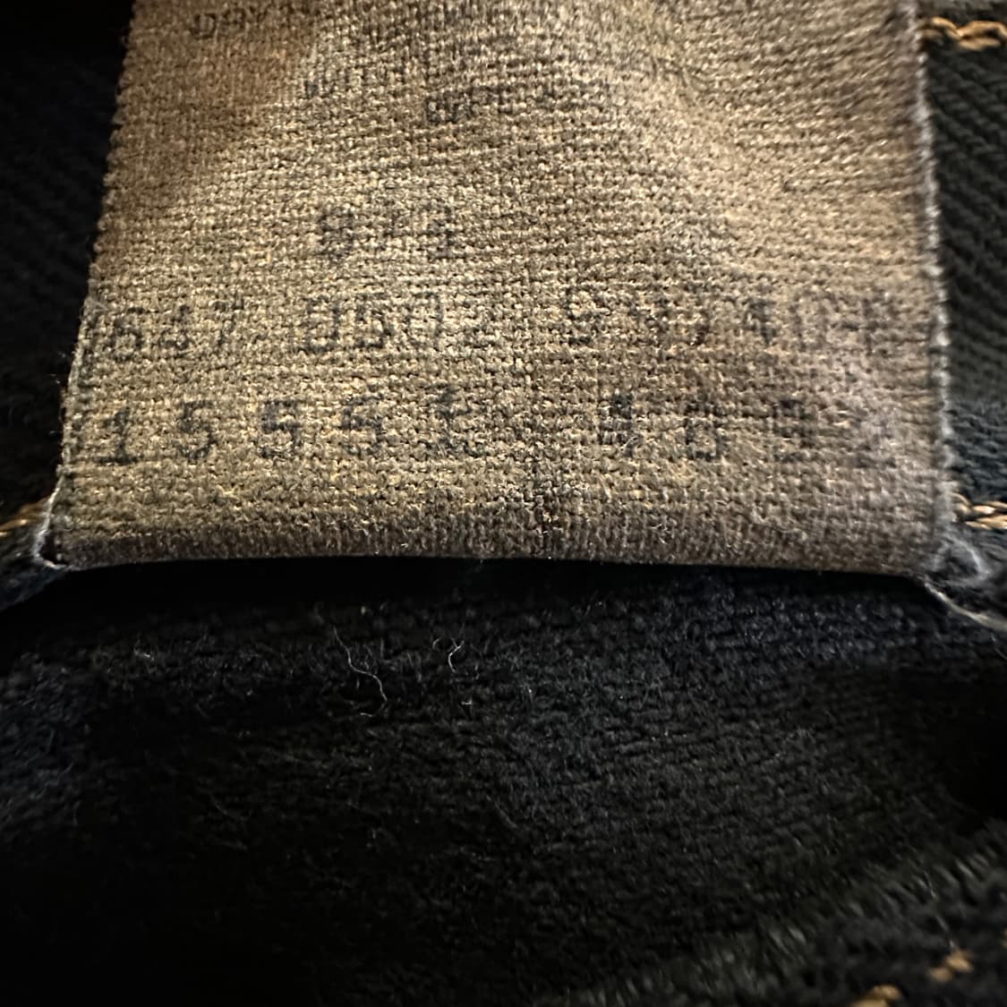 LEVI'S 550 00's mexico made black jeans 상품이미지6