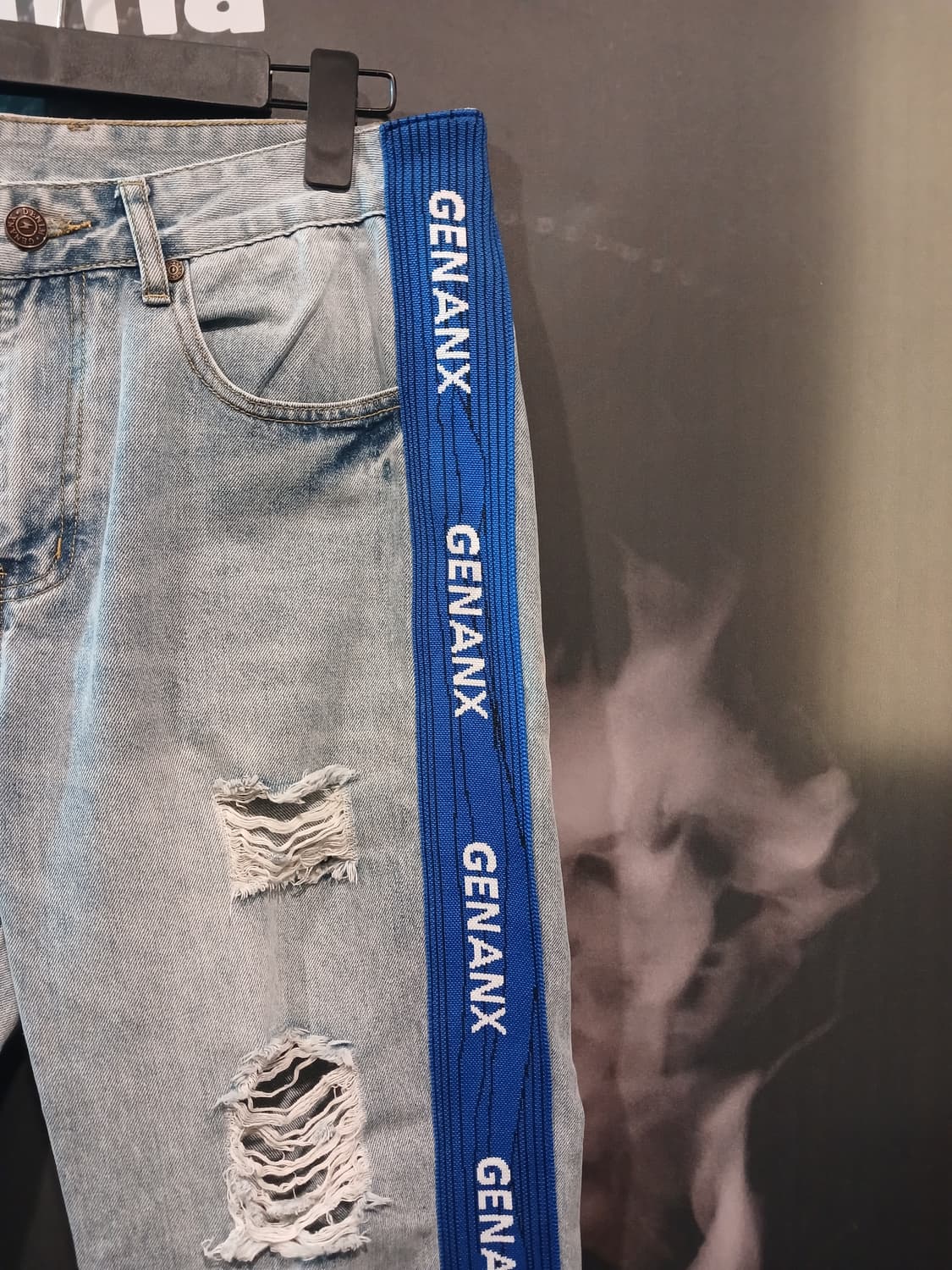 GENANX 디스트레스트 데님 팬츠 상품이미지2