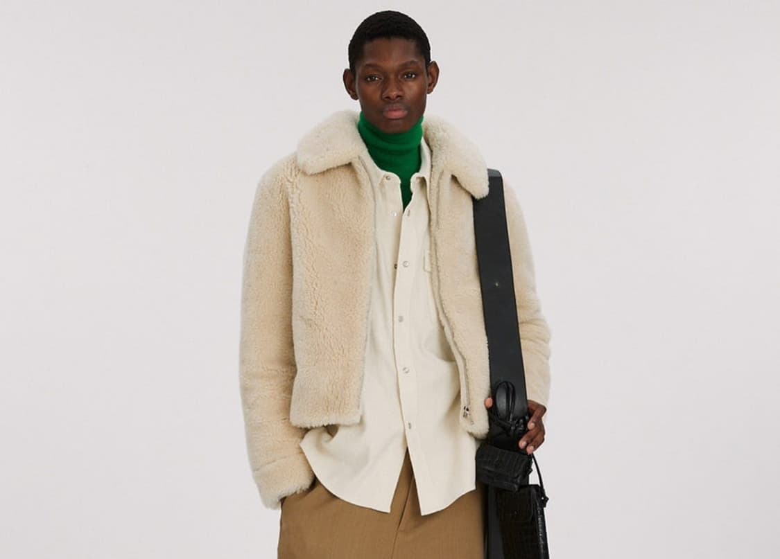 렉토 울 시어링 테디 자켓 L 상품이미지1