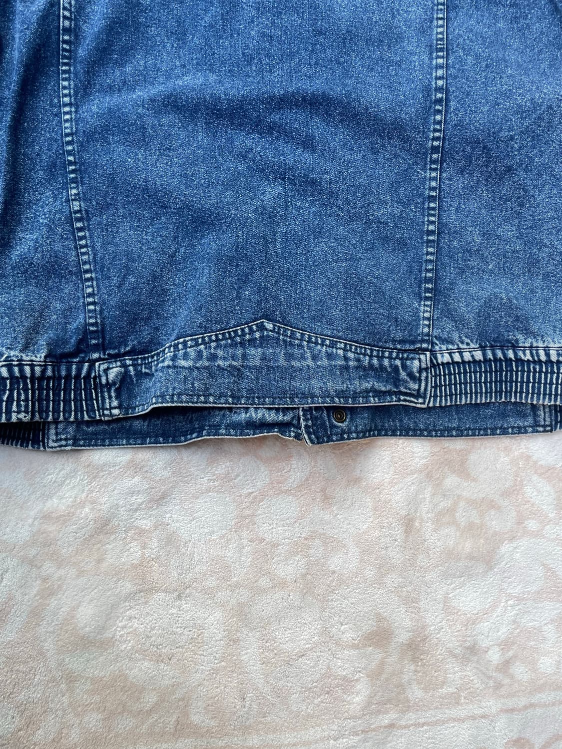 빈티지 y2k 워싱 데님 바이커 자켓 (어깨 탈부착) 상품이미지7