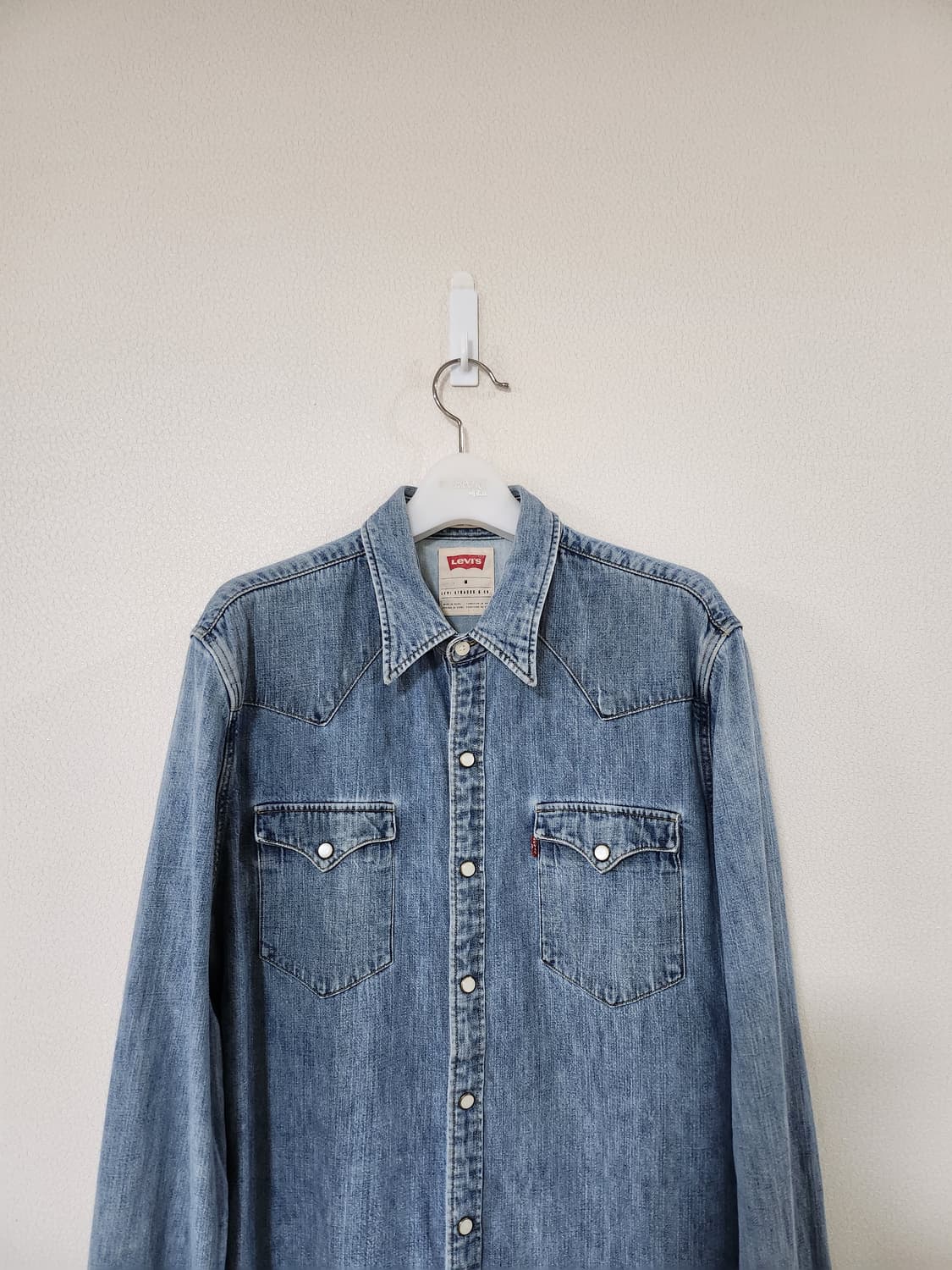리바이스 워싱데님셔츠 (M 상품이미지2