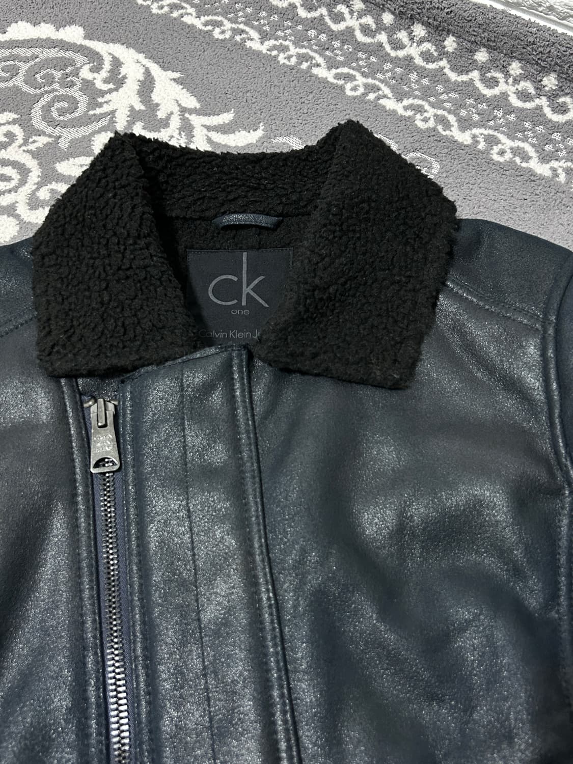 캘빈 클라인 진스 시어링 무스탕 자켓 상품이미지5