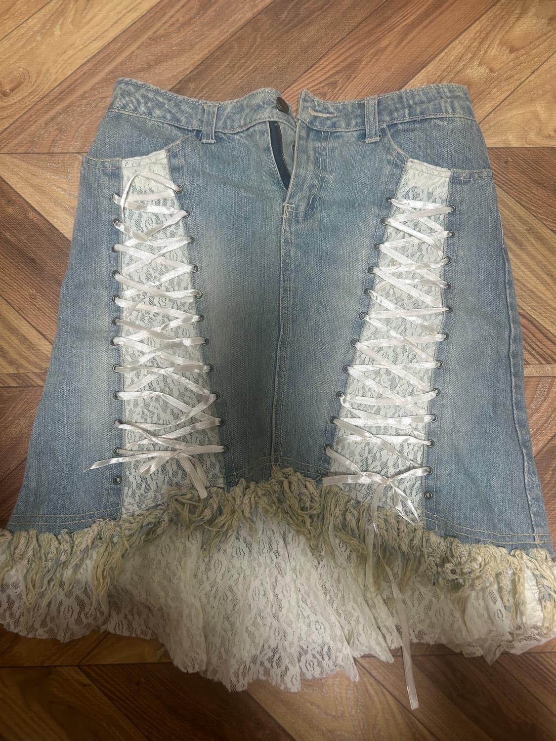 빈티지 데님스커트 상품이미지1