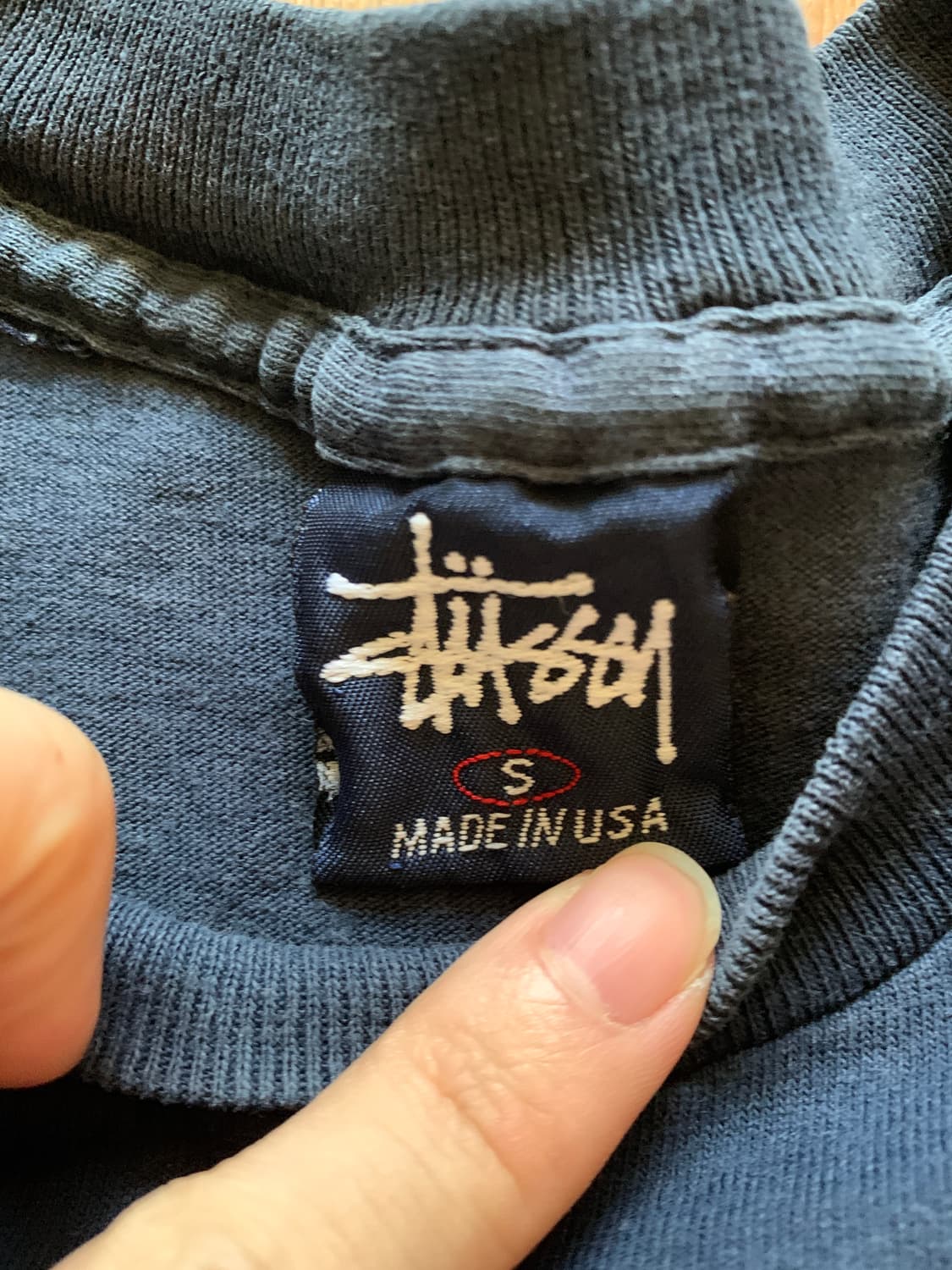 90s USA 올드 스투시 티셔츠 S 상품이미지3
