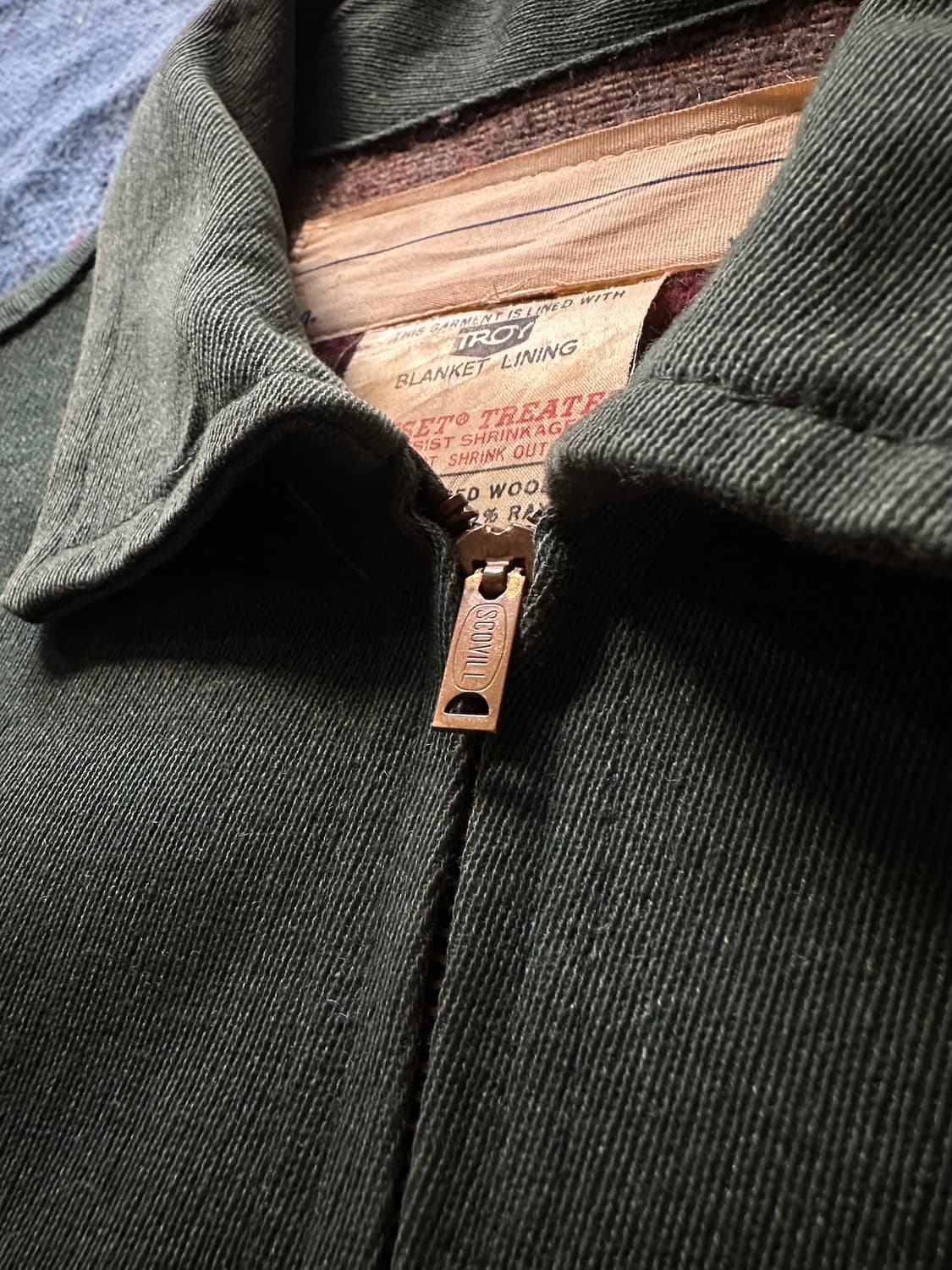 50s USA Whipcord Work Jacket 상품이미지4