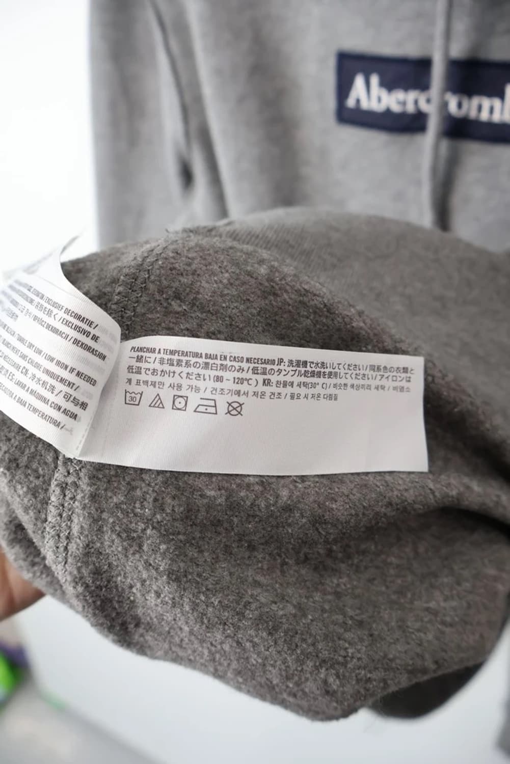 Abercrombie Box Logo Hoodie 상품이미지7