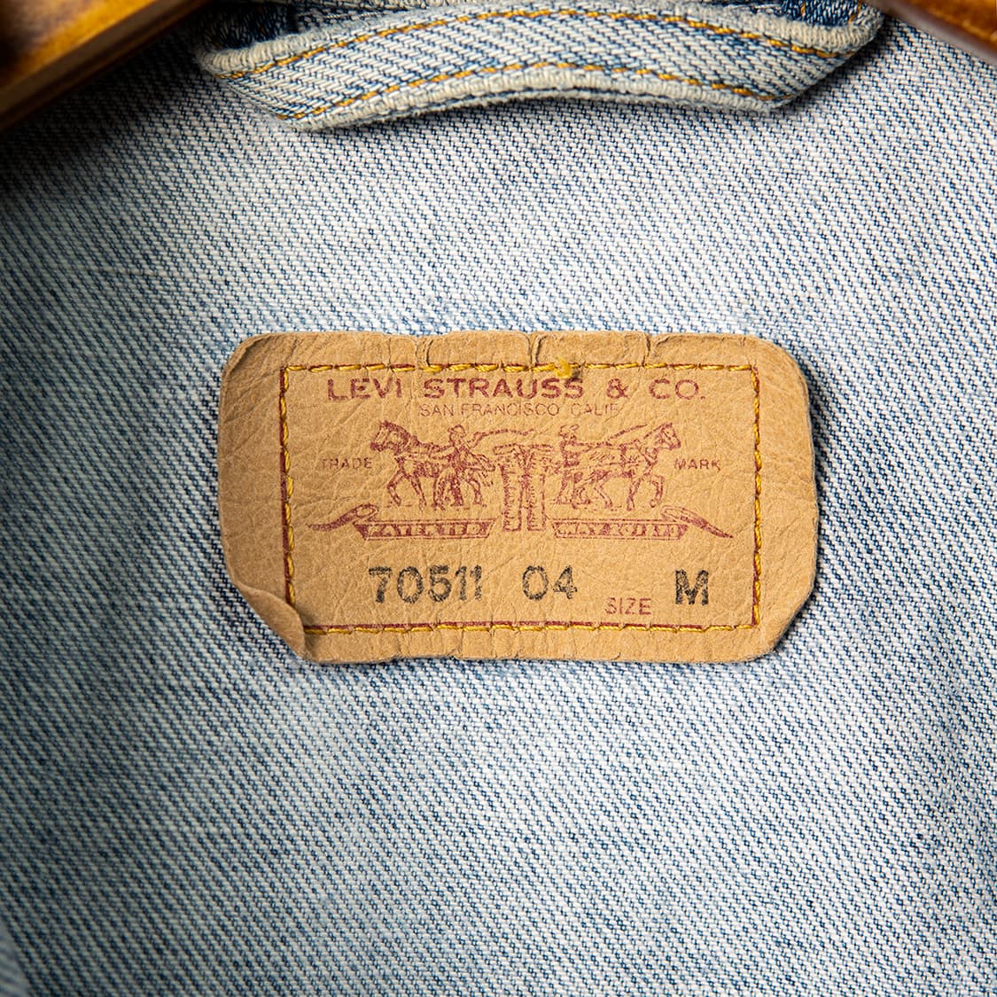 [100] 00s 리바이스 유럽 70511 데님 트러커 자켓  상품이미지6