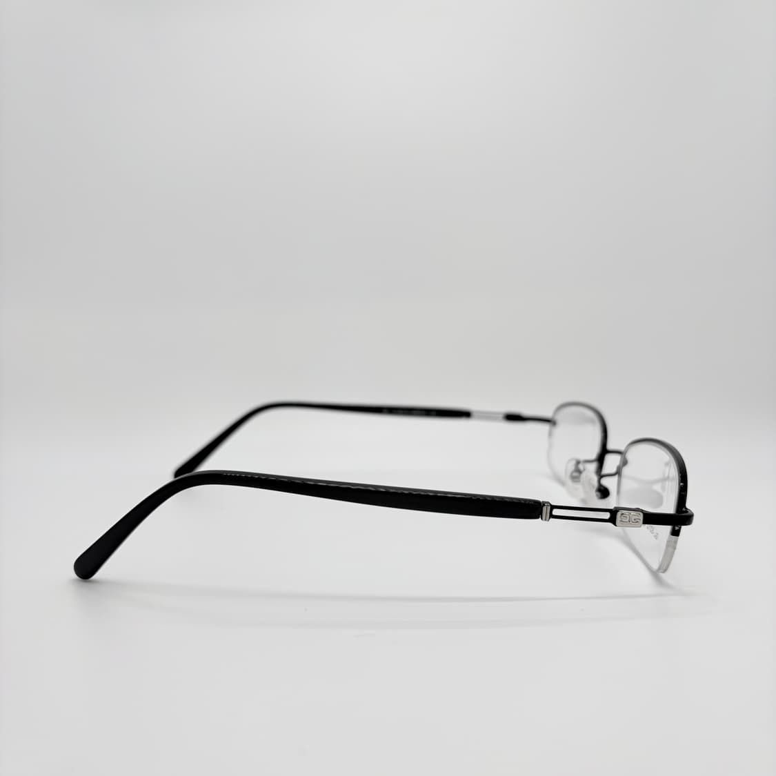 GALLAN 겔랑 블랙 사각 반무테 상품이미지5