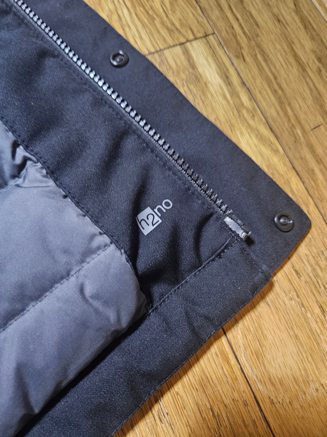 파타고니아 토플레이 방수 패딩 h2no 다운 후디 블랙 상품이미지3