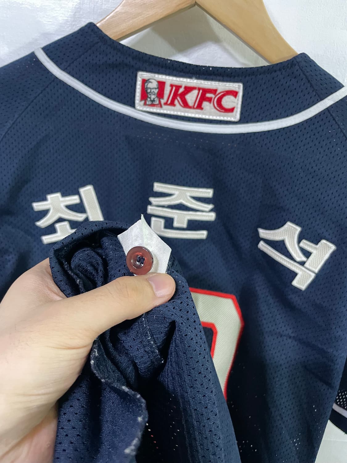 두산베어스 최준석 어웨이 올드 유니폼 네포스 L 100 사이즈 상품이미지4