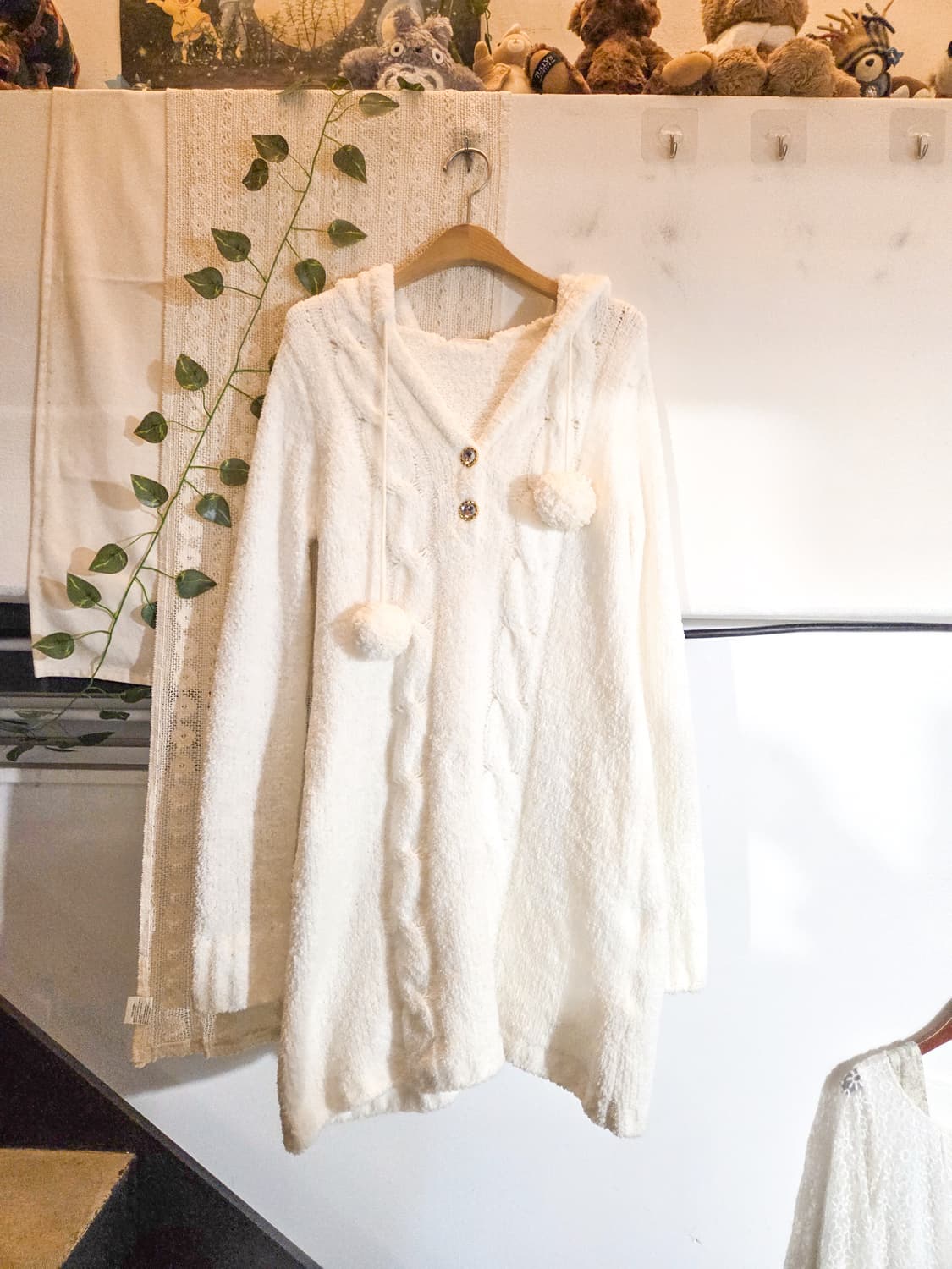 Liz lisa 퓨어 폼폼 니트 원피스 상품이미지1