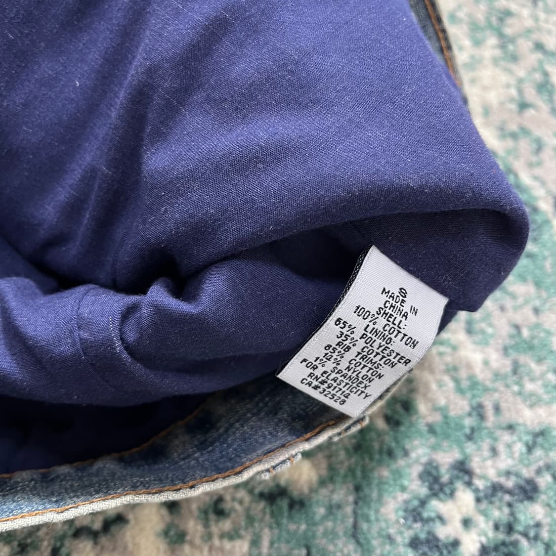 Armani 아르마니 익스체인지 y2k 데님 트러커 자켓(s) 상품이미지5