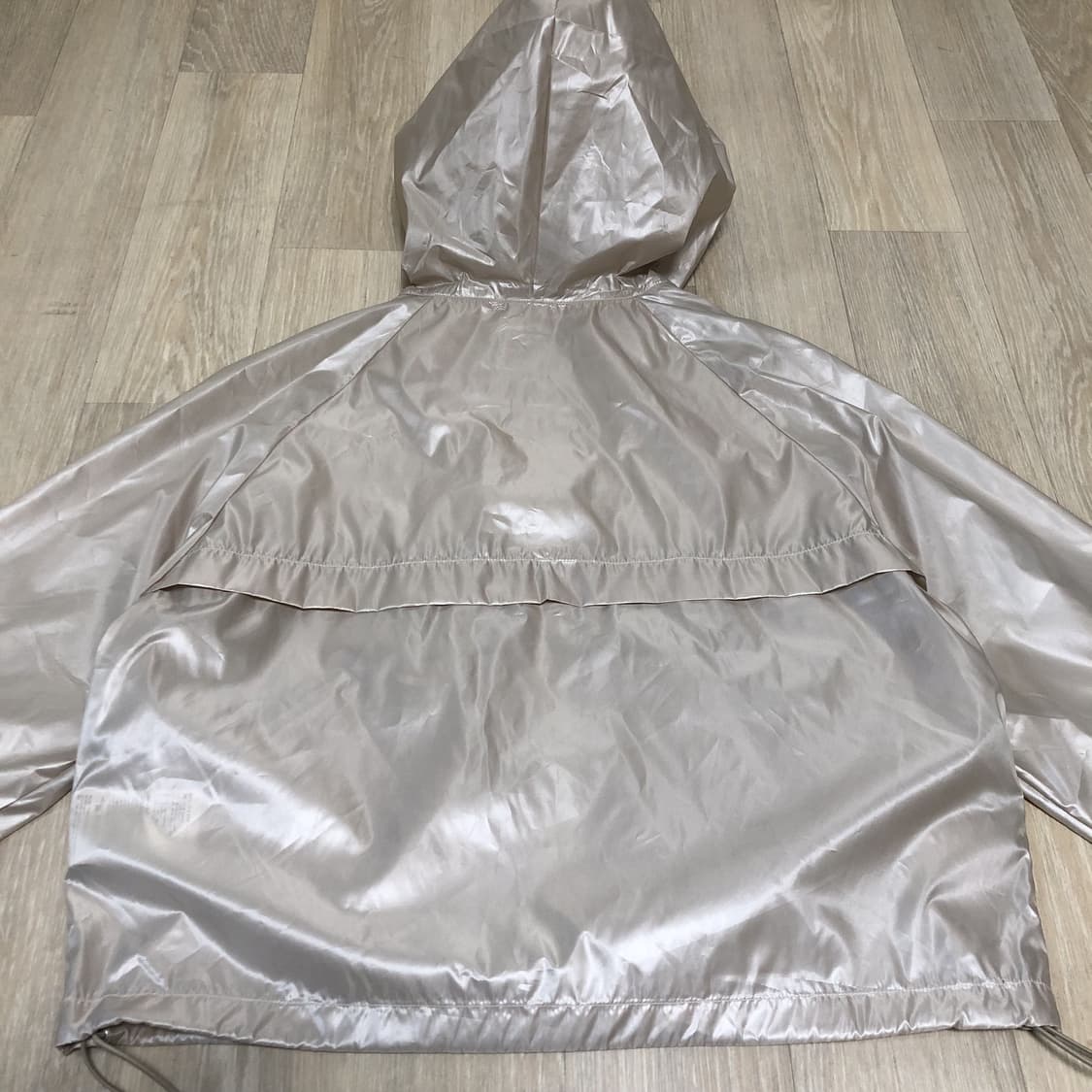 (우먼스 M) 새상품 마리떼 프랑소와 저버 시어 나일론자켓 라이트 베이지 상품이미지8