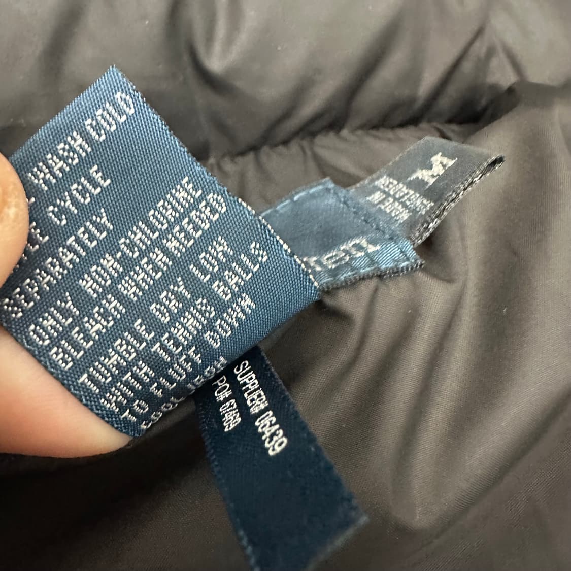 POLO 폴로 랄프로렌 다운 푸퍼 패딩 점퍼 블랙 M 상품이미지8