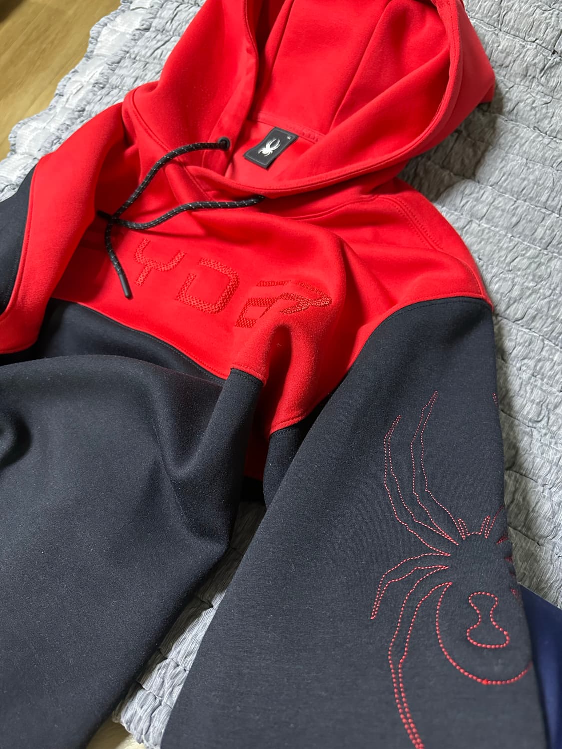 스파이더 레드/블랙 후드티 상품이미지7