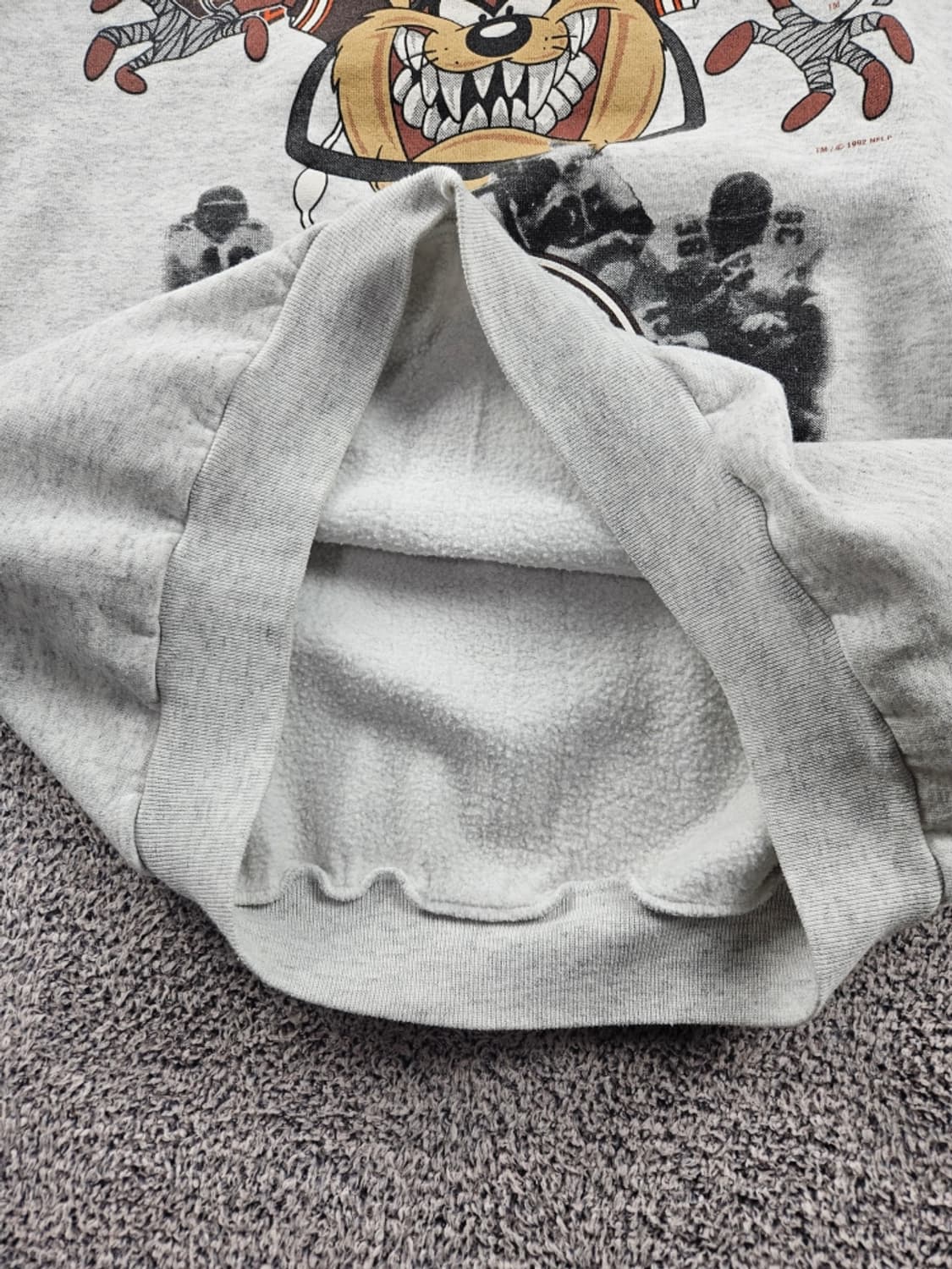 90's USA 클리블랜드 브라운즈 태즈 맨투맨 ( XL ) / 9338 상품이미지10