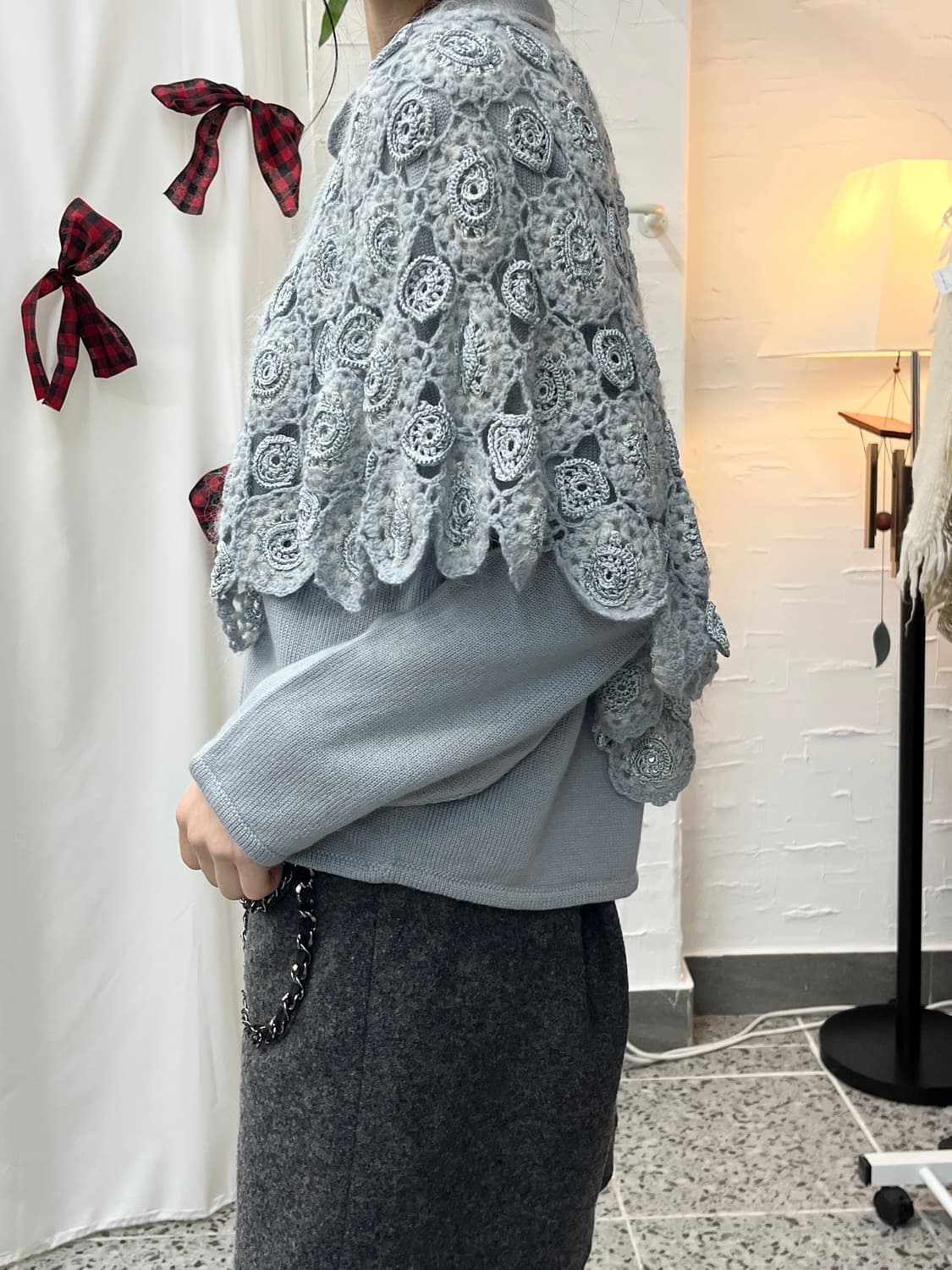Flower crochet cardigan 상품이미지5