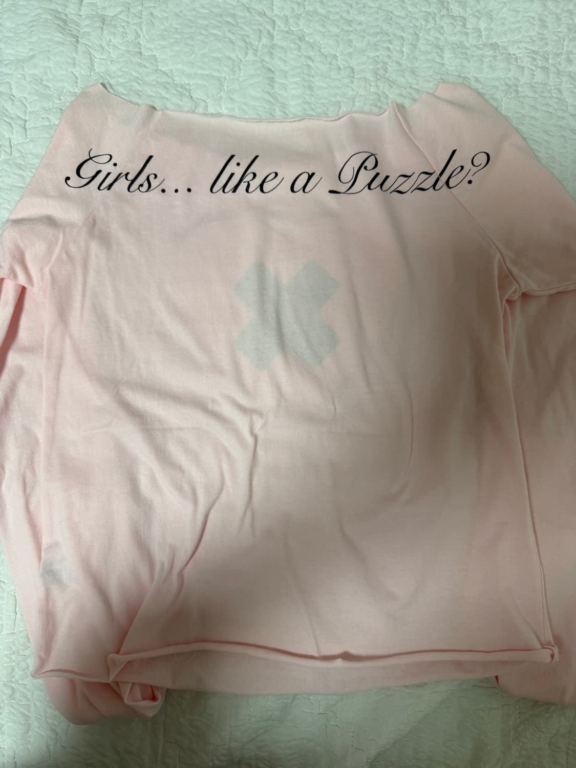 샵페어리 cherish heart cut off t-shirt pink 상품이미지2