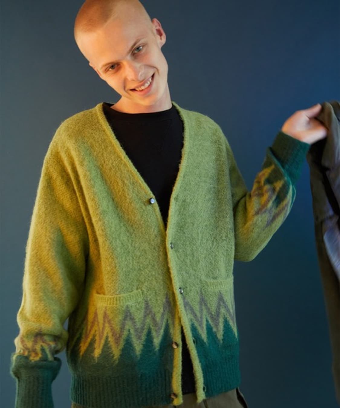 넘버나인 모헤어 울 가디건 상품이미지1