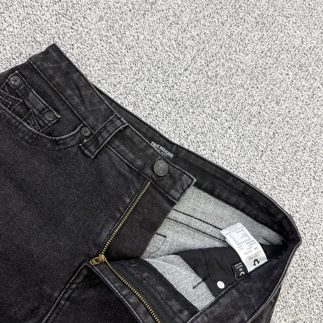 30 트루릴리전 여성 흑청데님 팬츠 0126H2 상품이미지4