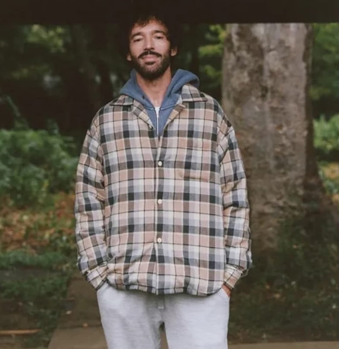 비즈빔 25ss 키시 체크 다운 2 상품이미지3