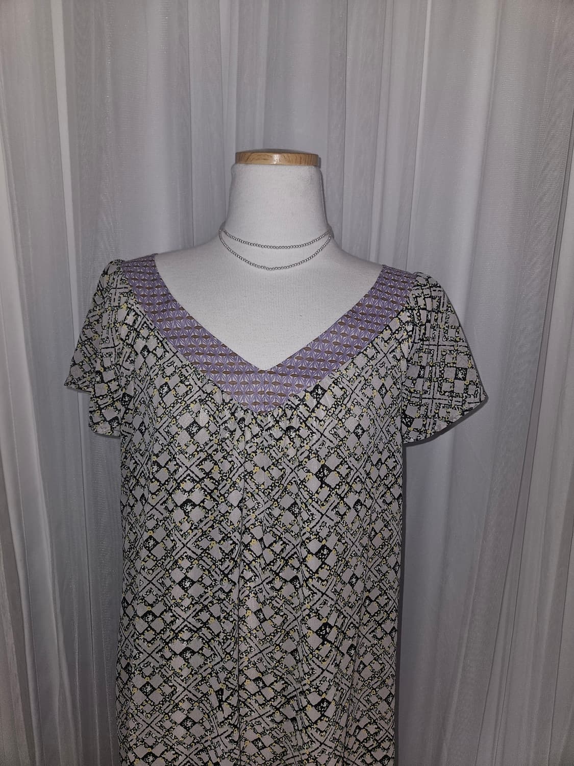 rope picnic 퍼플 포레스트 셔링 원피스 상품이미지2