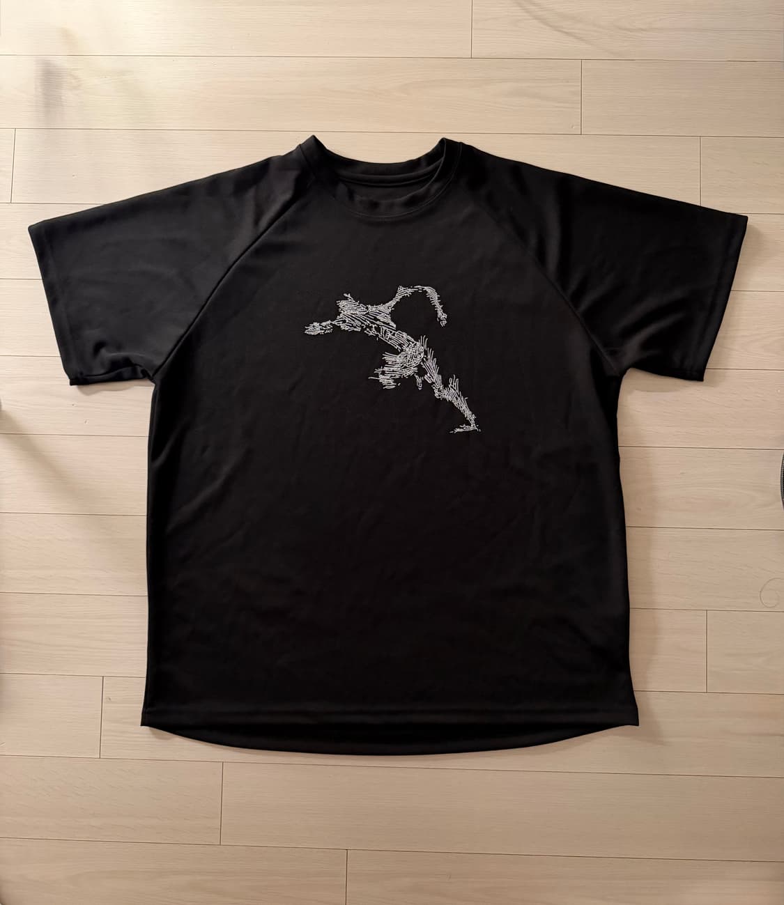 컨텐트먼트 러닝 티 TANAKSHIHA Tee BLACK (L) 상품이미지1