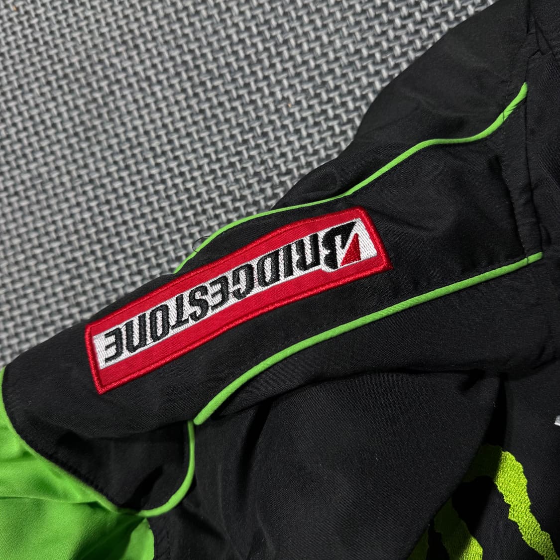 새상품 Monster Energy Kawasaki 레이싱 점퍼 (XL/X 상품이미지5