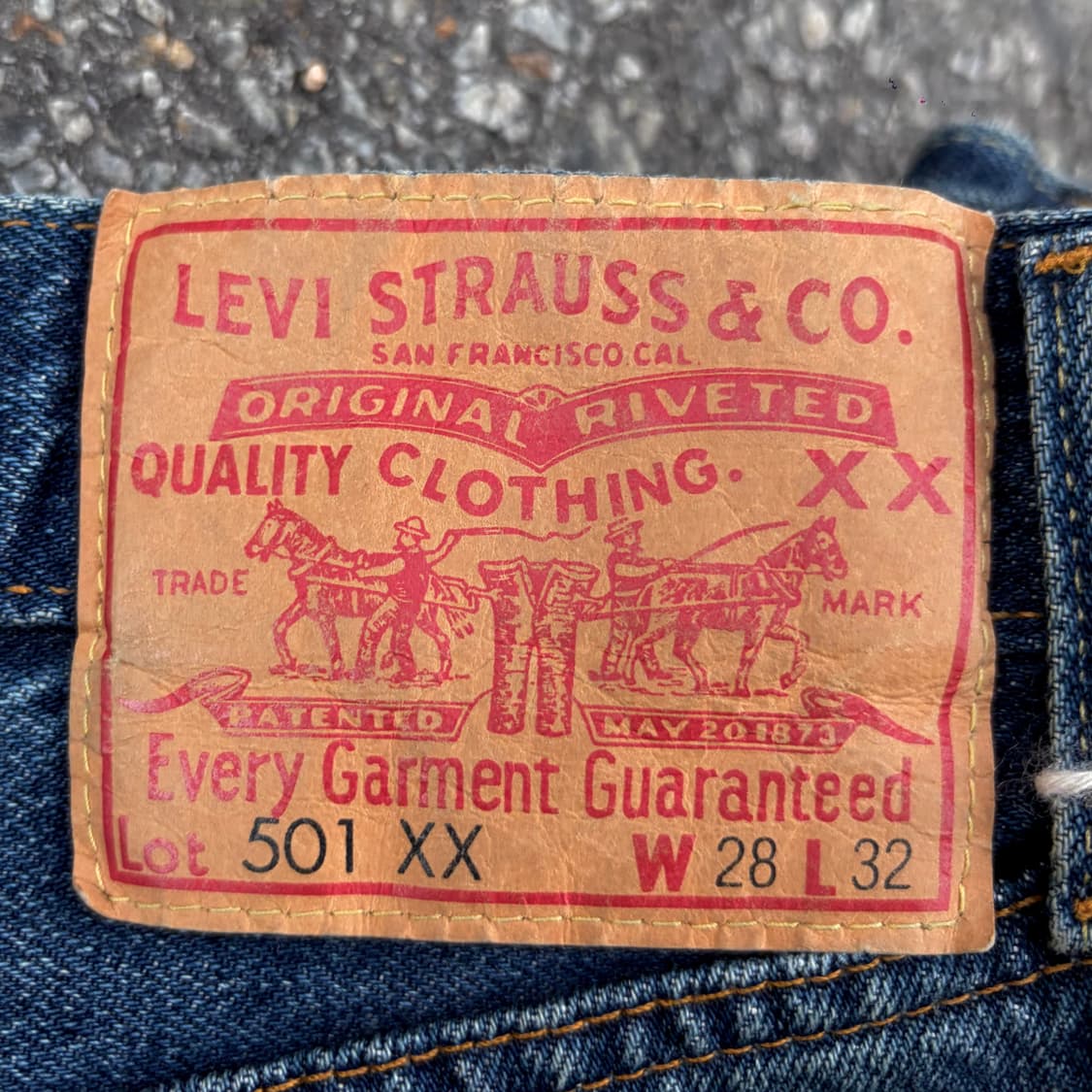 00s 리바이스 501XX 디스트로이드 셀비지 데님 (28) 상품이미지8