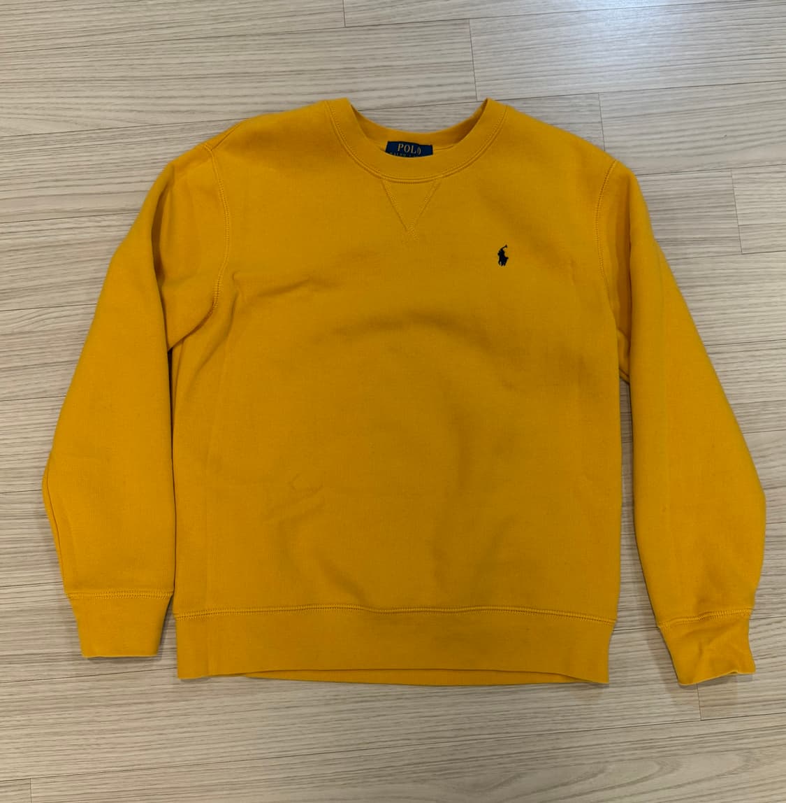 폴로 랄프로렌 노란색 기모 맨투맨 스웻셔츠 상품이미지2