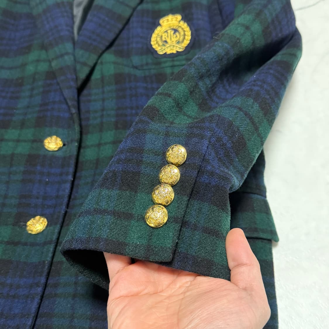 (폴로)로렌 랄프로렌 타탄체크 자켓 상품이미지4