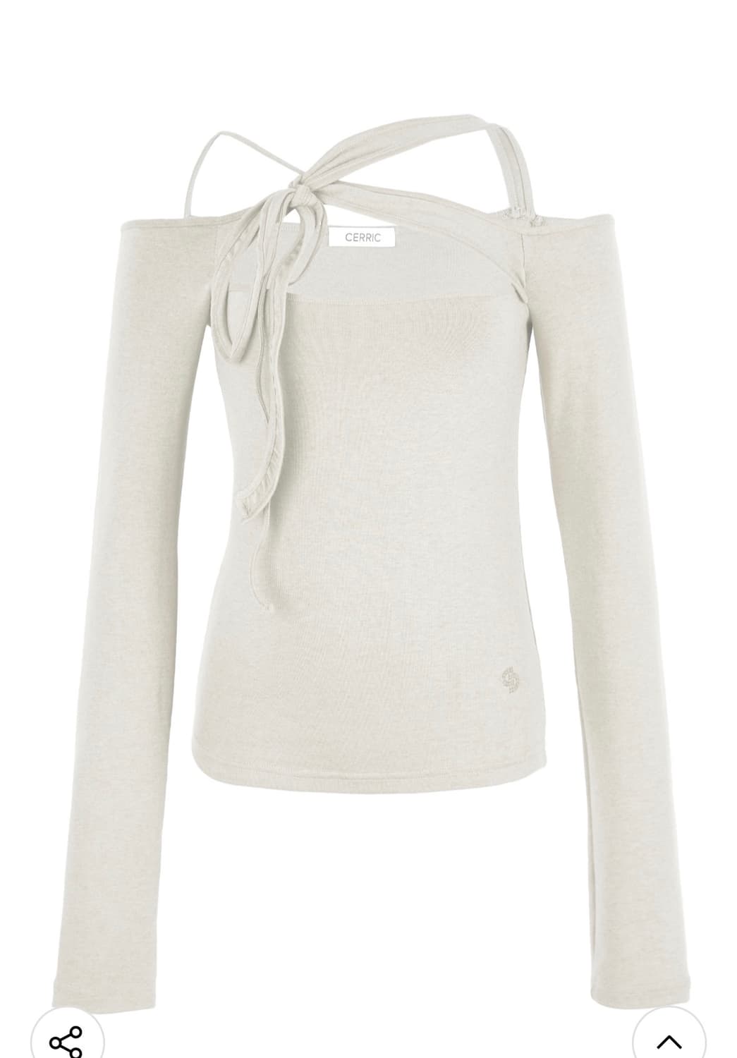 세릭 tangle strap top ivory (단종) 상품이미지1