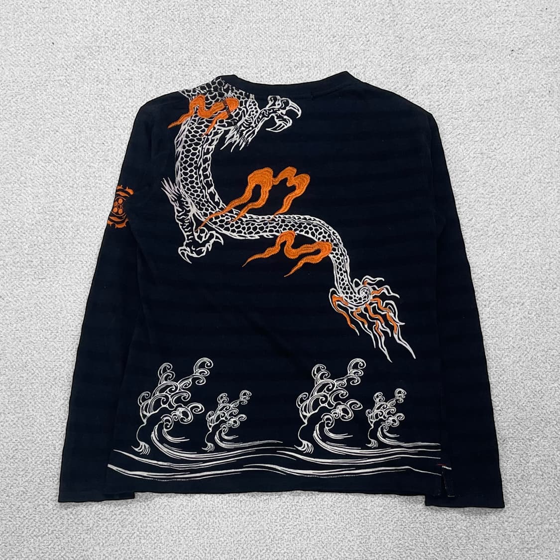 Jpn 일본빈티지 오리엔탈 용자수 스트라이프 롱슬리브 상품이미지2