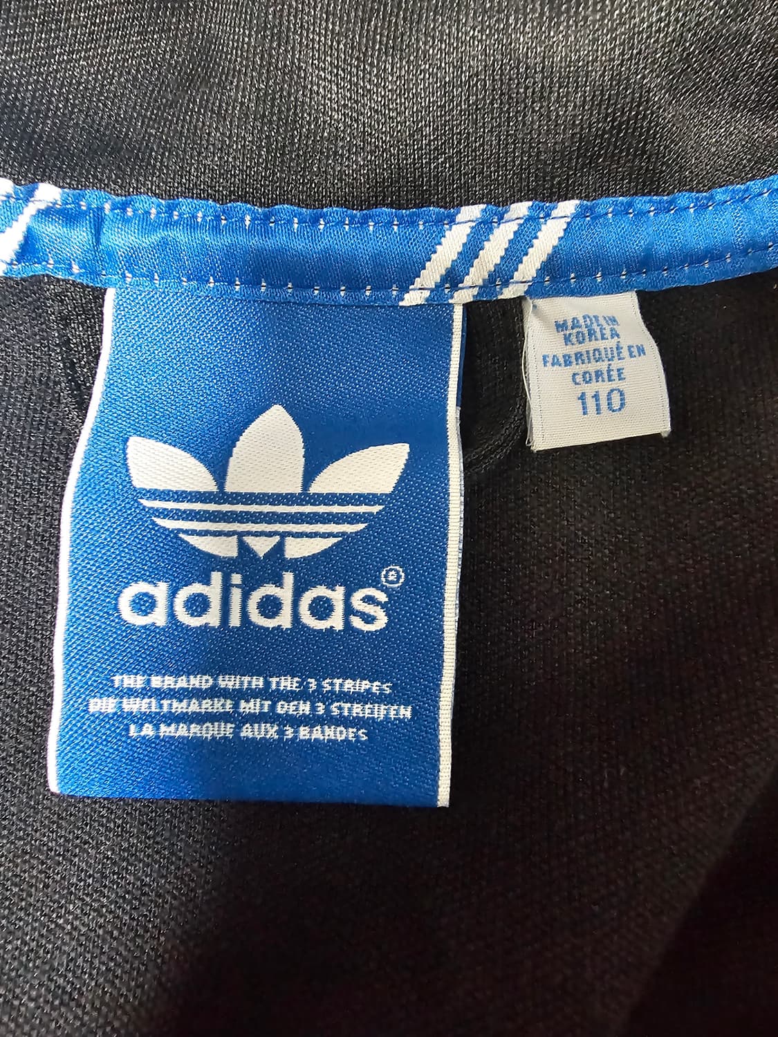 아디다스 유로파 져지 트랙탑 블랙 검정 110 상품이미지3