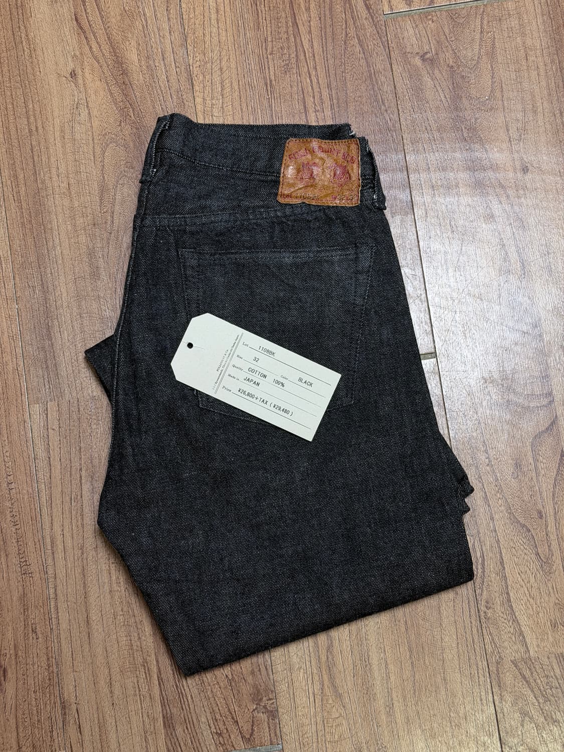 풀카운트 1108BK 슬림스트레이트 32사이즈 상품이미지1