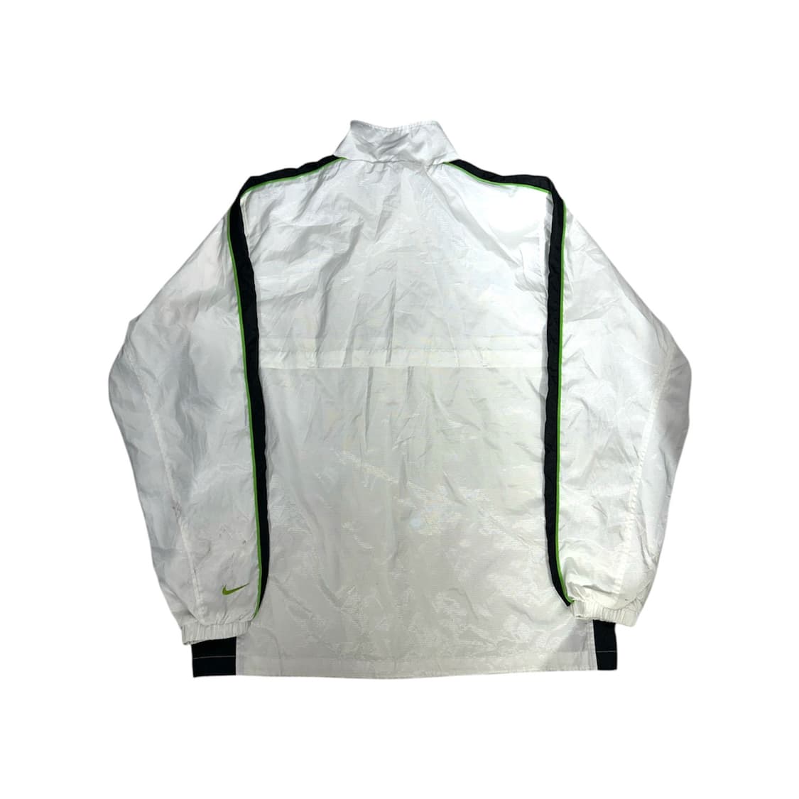 00s  나이키 화이트 바람막이 블랙 사이드 라인 자켓 XL 상품이미지6