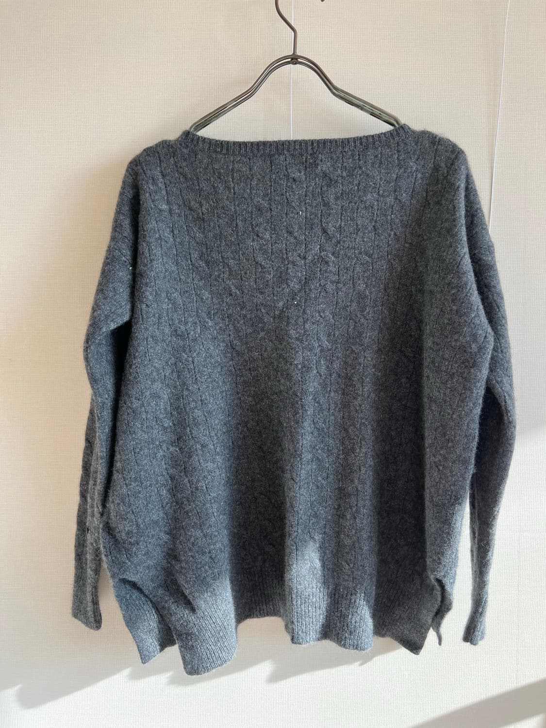 폴로랄프로렌 보트넥니트 그레이 사이즈s 정품 상품이미지4