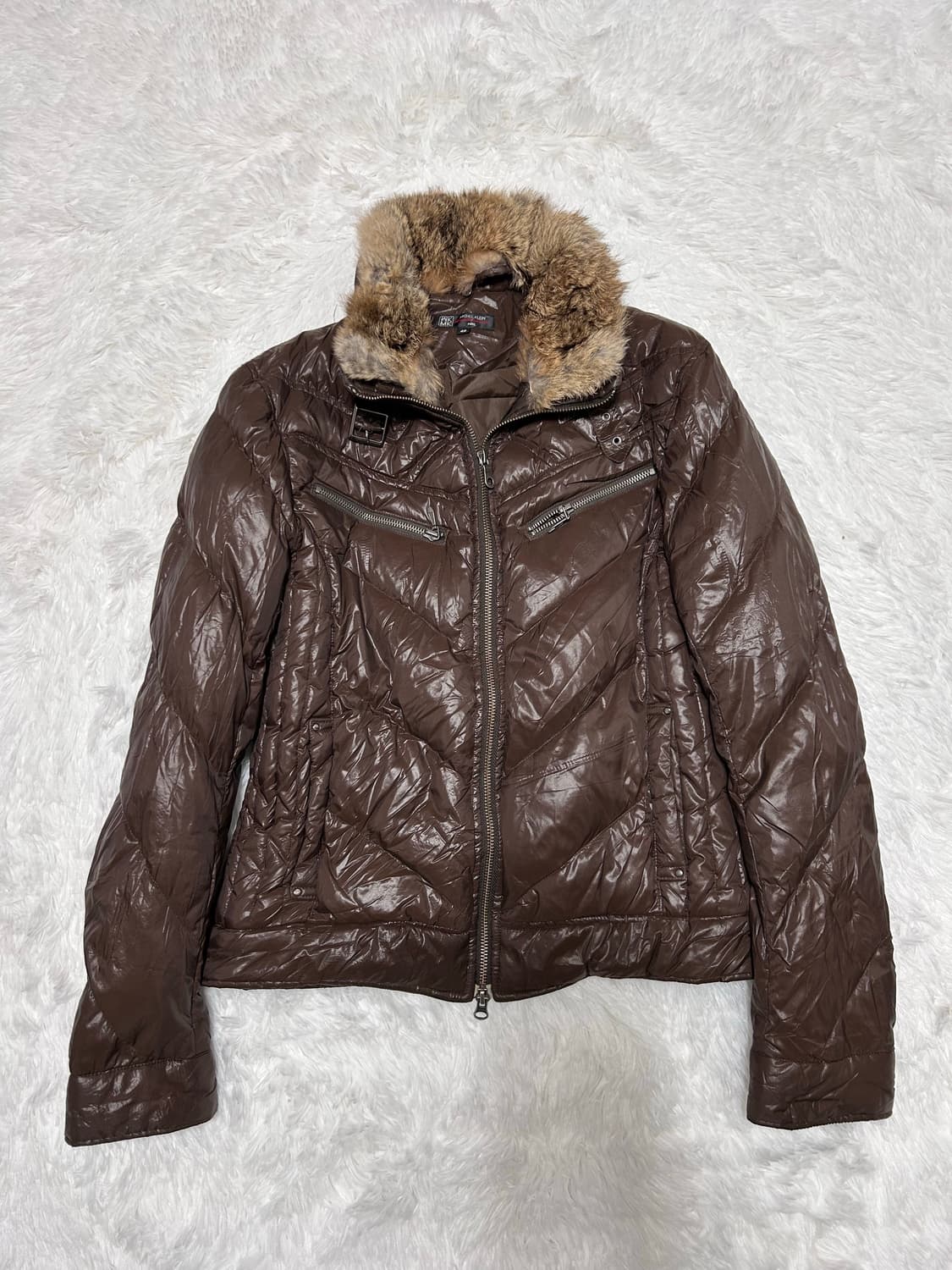 y2k 00s fur down jacket 상품이미지1