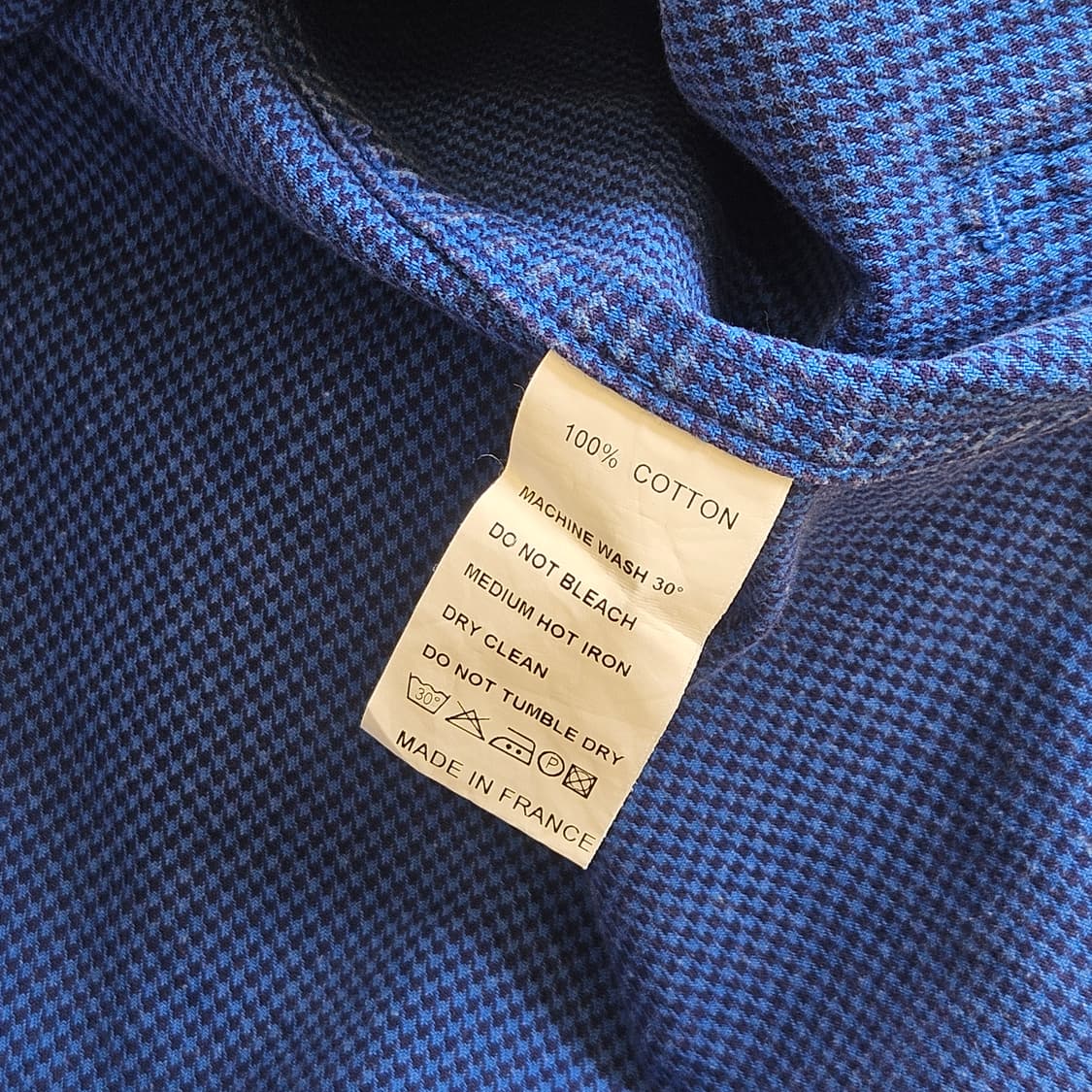 VETRA 베트라 3버튼 프렌치 자켓 블레이져 하운드투스 체크 L 100 상품이미지5