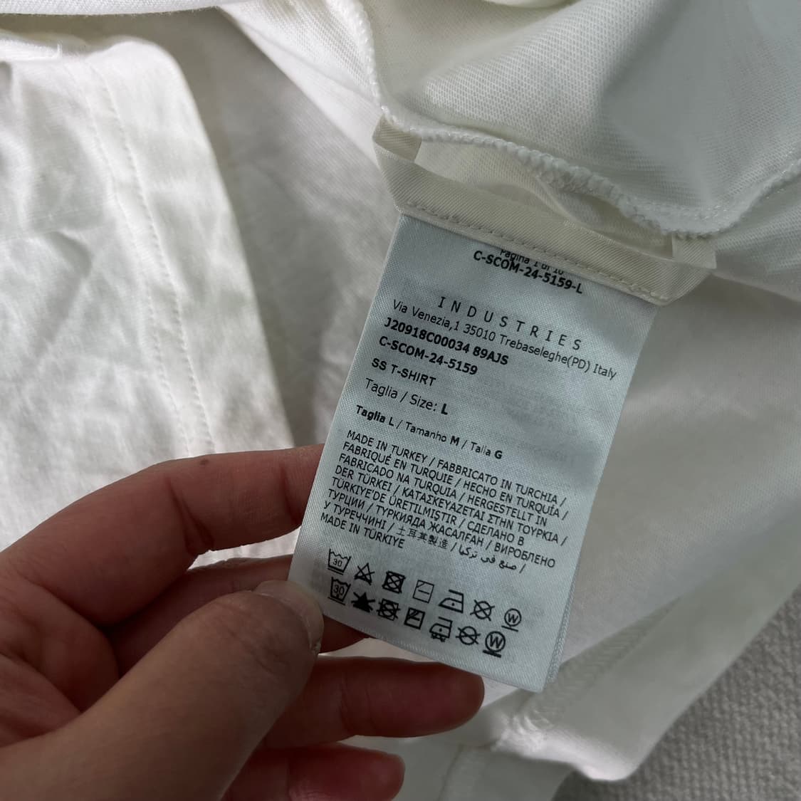 100 몽클레어 로고패치 라운드넥 반팔 티셔츠 상품이미지6